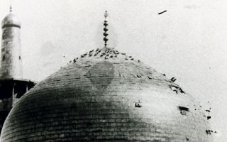 به توپ بستن بارگاه امام رضا(ع)